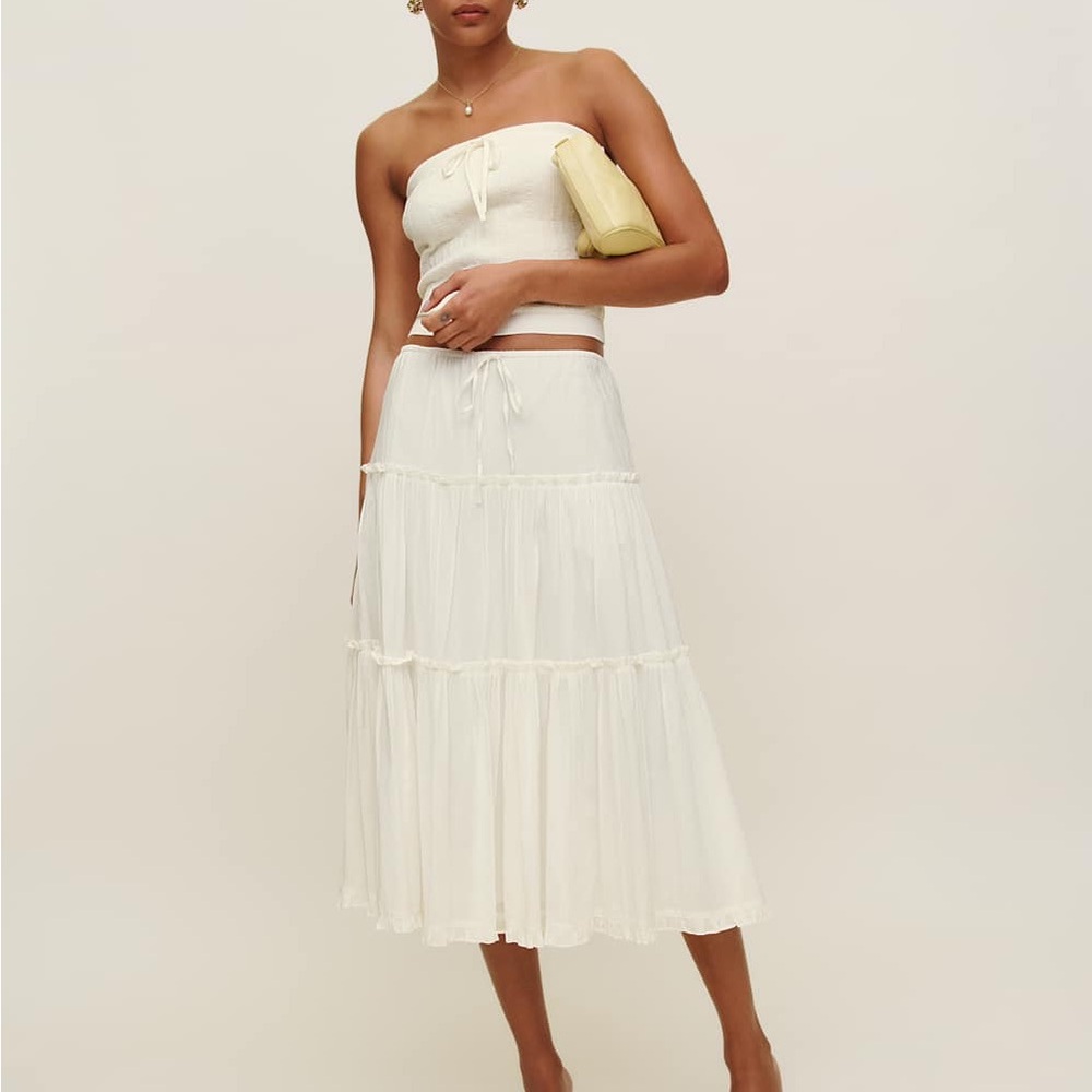 Reformation Laney Skirt Midi